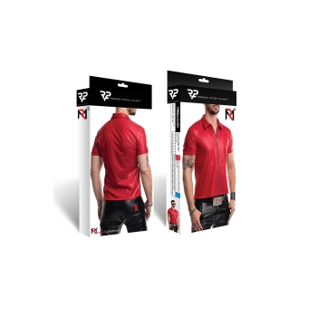 RMMauricio001 - red polo - XL