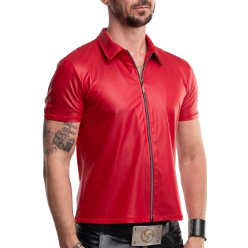 RMMauricio001 - red polo - XL