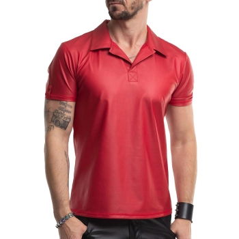 RMSerafino001 - red polo - M