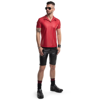 RMSerafino001 - red polo - M