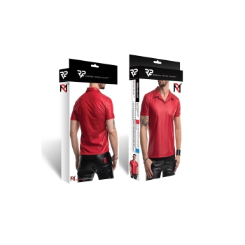 RMSerafino001 - red polo - S