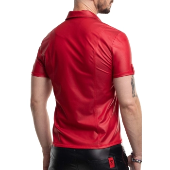 RMSerafino001 - red polo - S