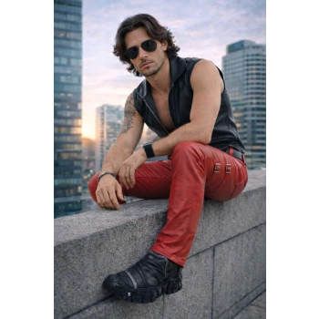 RMTommaso002 - red trousers - M