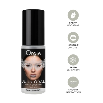 Miętowy spray oralny nawilżający Orgie 15 ml