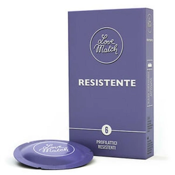 Prezerwatywy Love Match Resistente grubsze lateksowe 6 sztuk