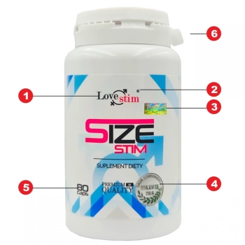 Suplement diety Size Stim LoveStim 80 kapsułek