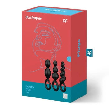 Zestaw korków analnych Satisfyer Booty Call silikonowy 3 szt