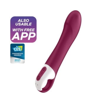 Wibrator punktu G Satisfyer Big Heat ogrzewany silikonowy 22 cm