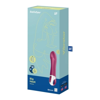 Wibrator punktu G Satisfyer Big Heat ogrzewany silikonowy 22 cm