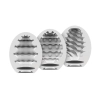 Zestaw 3 jajek masturbacyjnych Satisfyer Riffle Bubble Fierce TPE 6 5 cm