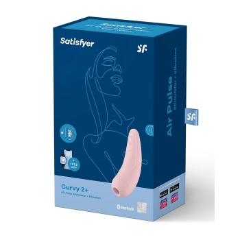 Wibrator - Curvy 2+ Air Pulse Stimulator + Vibration