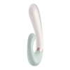 Wibrator punktu G Satisfyer Heat Wave miętowy podgrzewany aplikacja 20 cm
