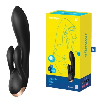 Wibrator-Double Flex Connect App (Black)