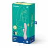 Wibrator króliczek Satisfyer Mono Flex różowy z aplikacją