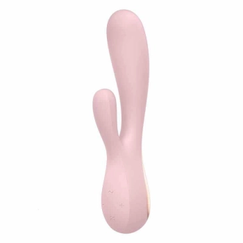 Wibrator króliczek Satisfyer Mono Flex różowy z aplikacją