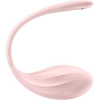 Jajko wibrujące prążkowane Satisfyer Ribbed Petal różowe USB z aplikacją