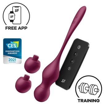 Wibrujące kulki Satisfyer Love Birds Vary z aplikacją i pilotem