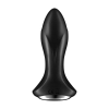 Wibrujący rotacyjny korek analny Satisfyer Plug 1 Connect App czarny