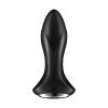 Wibrujący rotacyjny korek analny Satisfyer Plug 1 Connect App czarny