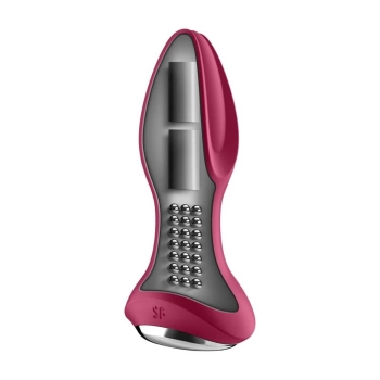 Korek analny wibrujący Satisfyer Rotator Plug 2 Connect App fioletowy