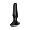 Wibrujący korek analny silikonowy Satisfyer Plugilicious 2 czarny