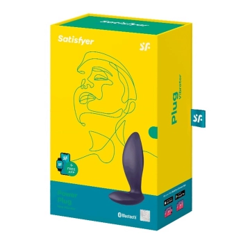 Wibrujący korek analny silikonowy Satisfyer Power Plug USB Bluetooth