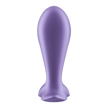 Korek analny wibrujący Satisfyer Intensity Plug fioletowy Bluetooth