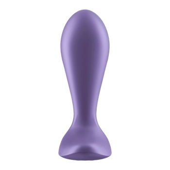 Korek analny wibrujący Satisfyer Intensity Plug fioletowy Bluetooth