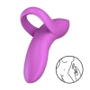 Wibrator na palec silikonowy Satisfyer Bold Lover ciemnróżowy