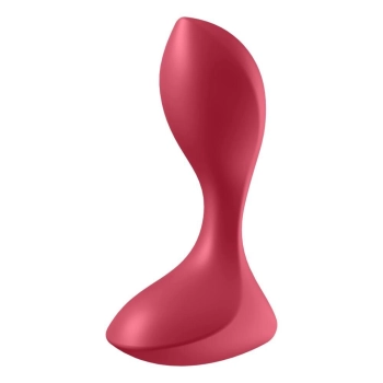 Wibrator analny Satisfyer Backdoor Lover czerwony silikonowy USB 11 cm