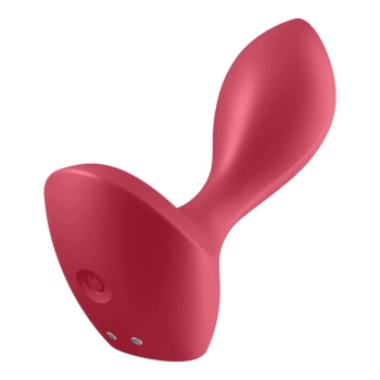 Wibrator analny Satisfyer Backdoor Lover czerwony silikonowy USB 11 cm