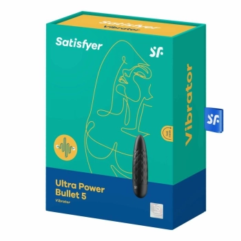 Wibrator mini Satisfyer Ultra Power Bullet 5 silikonowy USB czarny