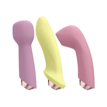 Zestaw Satisfyer Marvelous Four 4 głowice silikonowe USB