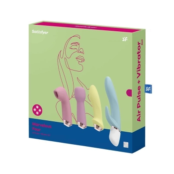 Zestaw Satisfyer Marvelous Four 4 głowice silikonowe USB