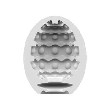 Masturbator jajko Satisfyer EGGCITED fioletowy biały