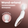 Masażer wibracyjny Satisfyer Wanderland biało różowozłoty XXL 30 cm USB