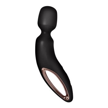 Masażer wibracyjny Satisfyer Wanderland XXL czarny różowe złoto 30 cm USB