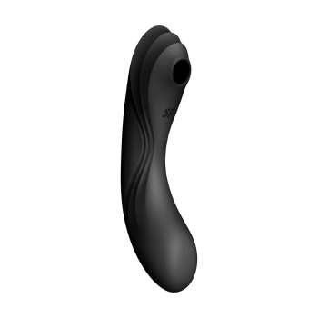 Wibrator Satisfyer Curvy Trinity 4 czarny silikonowy 17cm wodoodporny