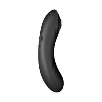 Wibrator Satisfyer Curvy Trinity 4 czarny silikonowy 17cm wodoodporny