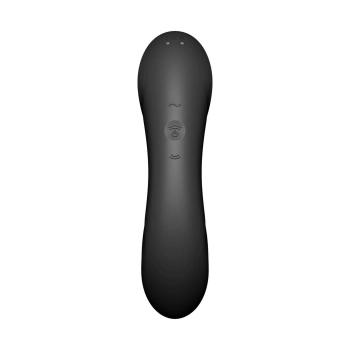 Wibrator Satisfyer Curvy Trinity 4 czarny silikonowy 17cm wodoodporny
