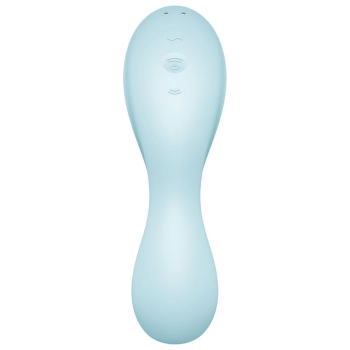 Stymulator łechtaczki Satisfyer Curvy Trinity 5 niebieski silikonowy