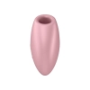 Stymulator łechtaczki Satisfyer Cutie Heart jasnoczerwony silikonowy USB