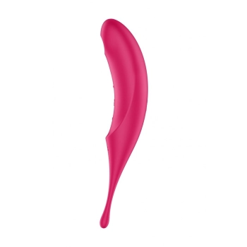 Stymulator łechtaczki Satisfyer Twirling Pro czerwony USB