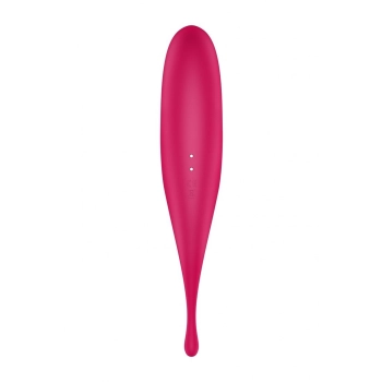 Stymulator łechtaczki Satisfyer Twirling Pro czerwony USB