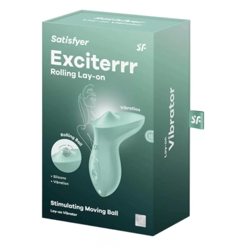 Stymulator łechtaczki Satisfyer Exciterrr miętowy USB