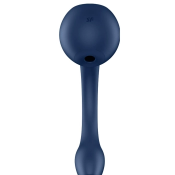Wibrator punktu G Satisfyer Pro+ Wave 4 Connect niebieski USB