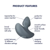 Wibrujący korek analny Satisfyer Booty Beginners ciemnieniebieski 8 cm USB