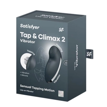 Stymulator łechtaczki stukający Satisfyer Tap Climax 2 szary USB