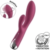 Wibrator króliczek z rotacją Satisfyer Spinning Rabbit 1 czerwony USB