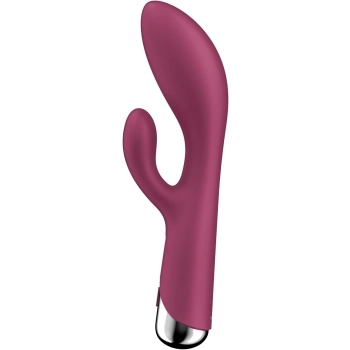 Wibrator króliczek z rotacją Satisfyer Spinning Rabbit 1 czerwony USB